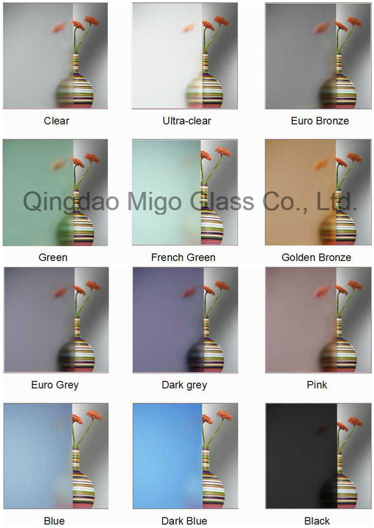 90% Frost Degree Acid Etched Misty Glass