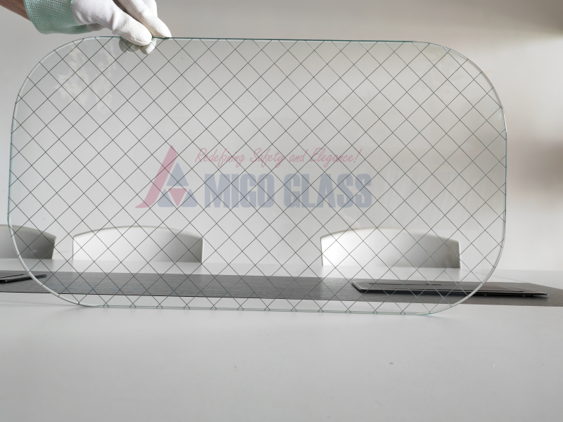 90 минути огнеупорно полирано телено стъкло