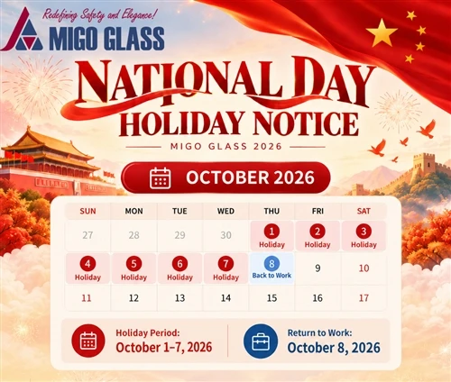 MIGO Glass 2026 Известие за празника на Националния ден н...