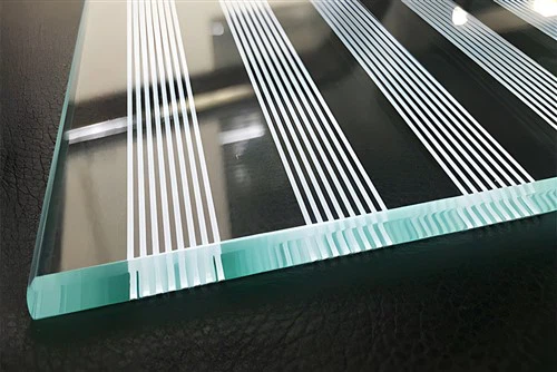 Ситопечатно закалено стъкло