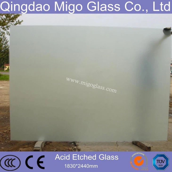 Frosted Railing Glass