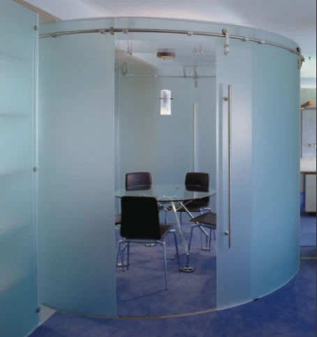 Frosted Railing Glass