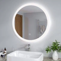 Модерно кръгло LED огледало