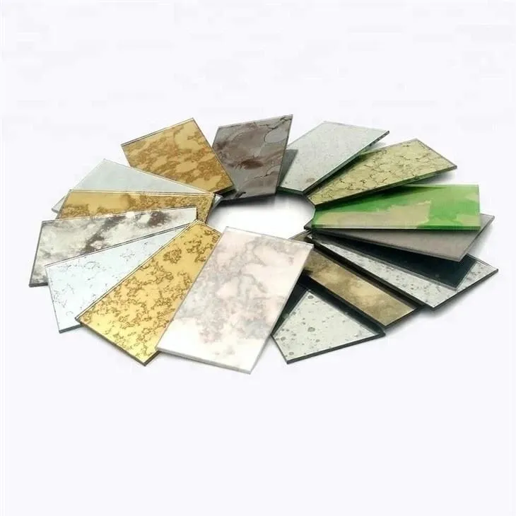 Acid Etched Decorative Mirror